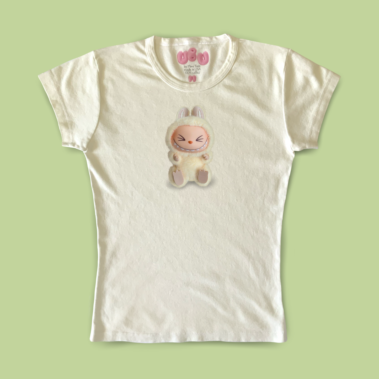 Labubu Baby Tee (Soymilk)