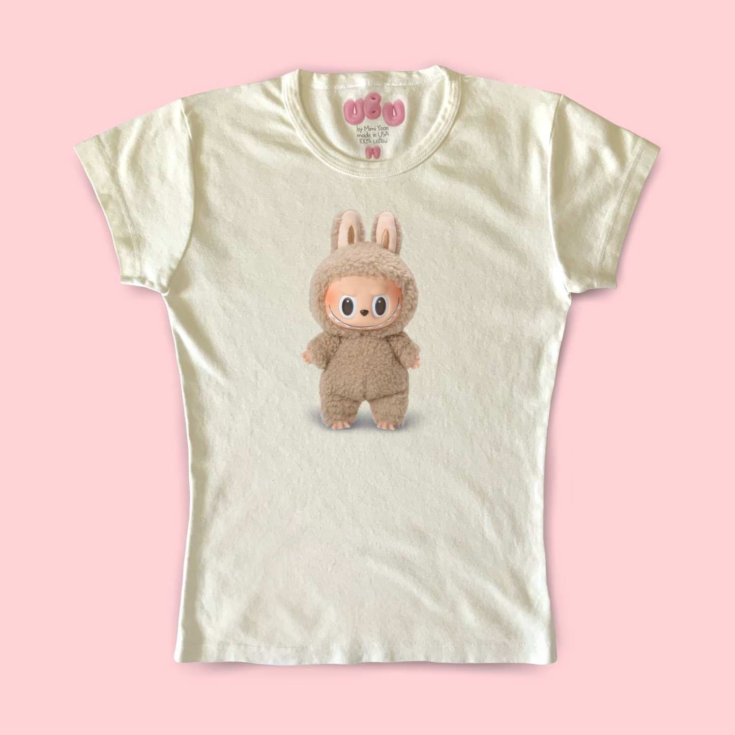 Labubu Baby Tee (Toffee)