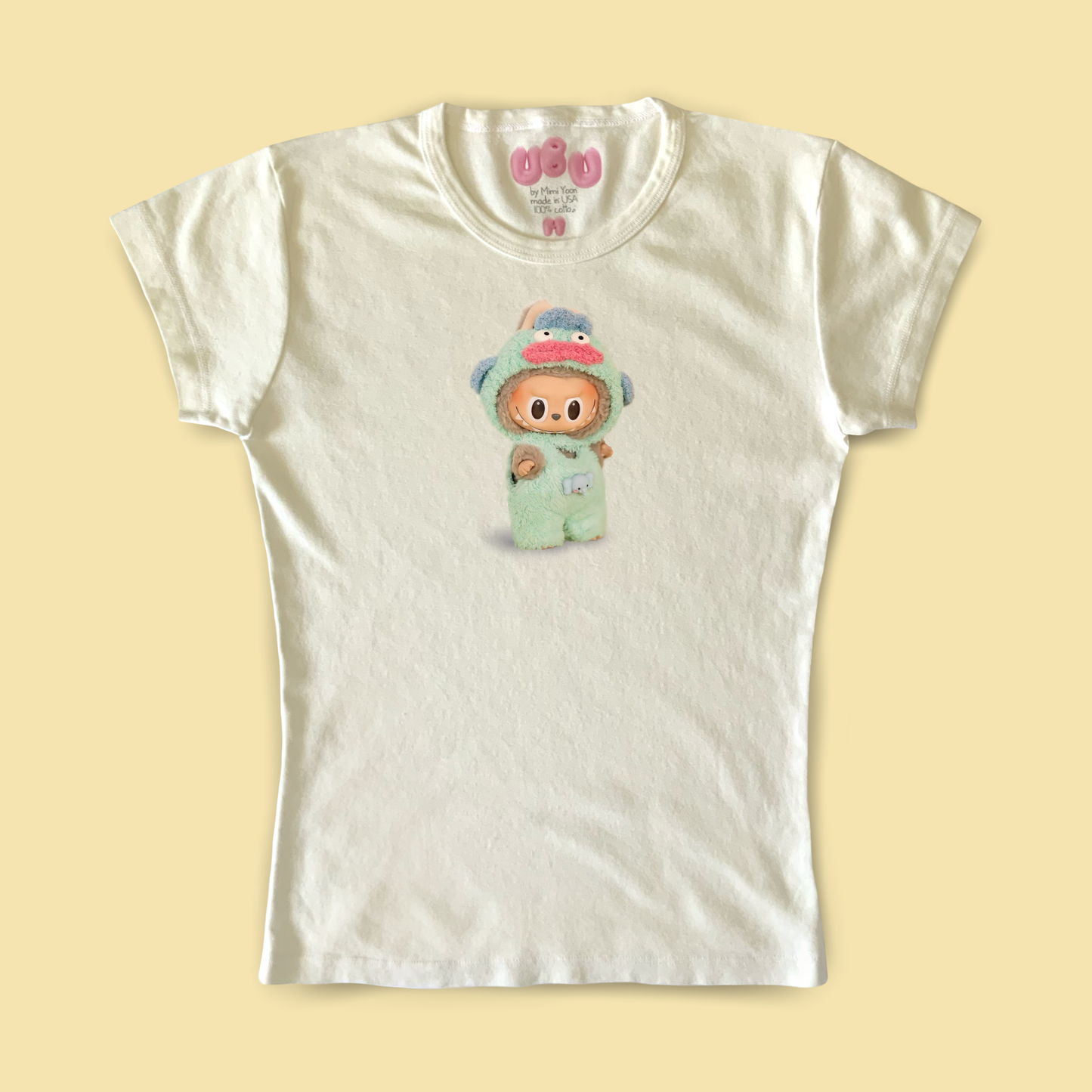 Labubu Baby Tee (Green Monster)